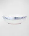 Juliska Sitio Stripe Delft Blue Coupe Bowl In Blue