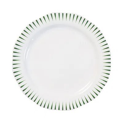 JULISKA SITIO STRIPE DINNER PLATE