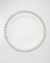 JULISKA SITIO STRIPE DINNER PLATE, BASIL