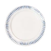 Juliska Sitio Stripe Delft Blue Dinner Plate In White Washd Elft Blue