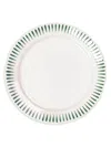 Juliska Sitio Stripe Dinner Plate In White Wash Basil