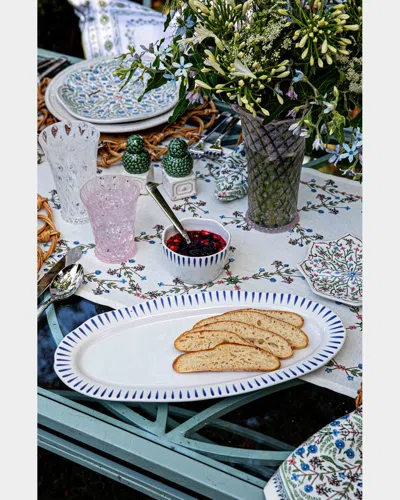 Juliska Sitio Stripe Ramekin In Delft Blue