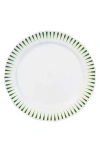 Juliska Sitio Stripe Basil Dessert/salad Plate In Basil