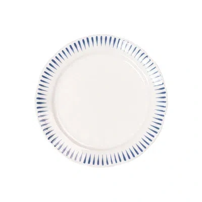 Juliska Sitio Stripe Side/cocktail Plate In Delft Blue