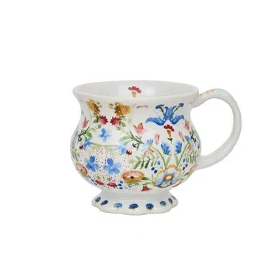 Juliska Sofia Mug - Multi In White;green