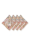 Juliska Sofia Napkins, Set Of 4 In Multi