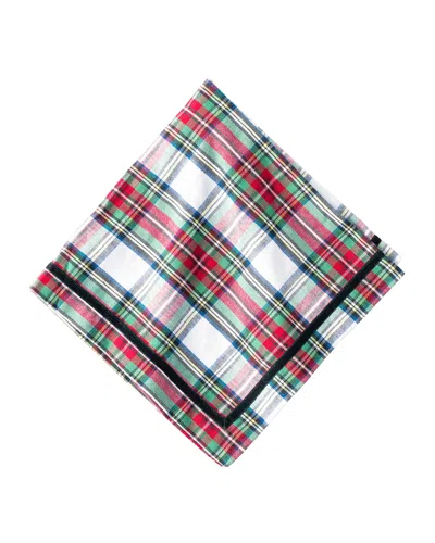 Juliska Stewart Tartan Napkin In Red