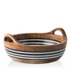 Juliska Stonewood Stripe Round Serving Bowl In Stripe