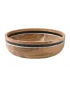 JULISKA STONEWOOD STRIPE SALAD SERVING BOWL