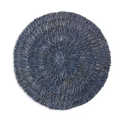 Juliska Straw Loop Blue Placemat In Delft Blue