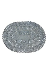 Juliska Straw Loop Oval Placemat In Chambray