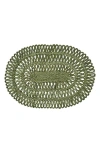 Juliska Straw Loop Oval Placemat In Seagrass