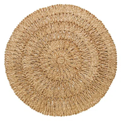 Juliska Straw Loop Round Placemat In Natural
