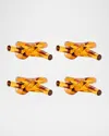 Juliska Tortoise Knot Napkin Rings, Set Of 4
