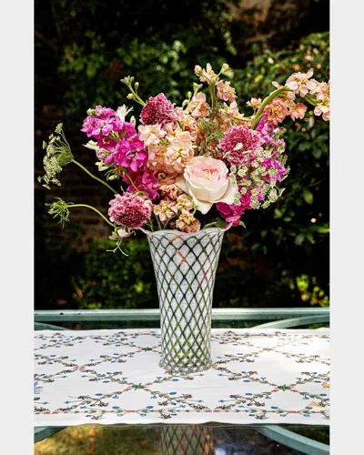 Juliska Trellis 9" Flared Vase In Multi