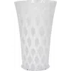 Juliska Trellis Large Glass Tumbler In White