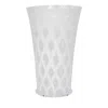 Juliska Trellis Large Glass Tumbler In White