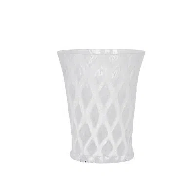 Juliska Trellis Tumbler In White