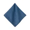 Juliska Berry Trim White Napkin In Navy