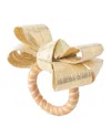 Juliska Tuxedo Gold Napkin Ring