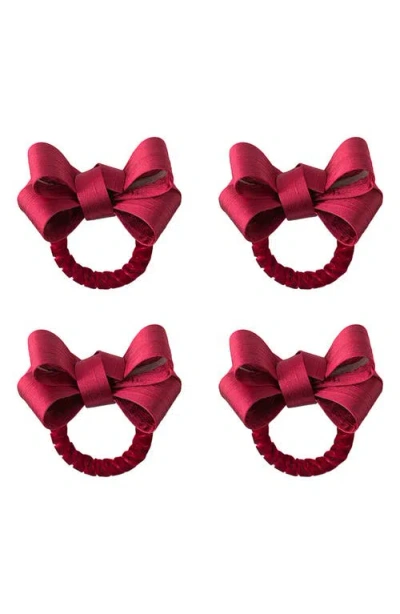 JULISKA JULISKA TUXEDO SET OF 4 NAPKIN RINGS