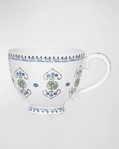 Juliska Villa Seville Chambray Breakfast Cup In Blue