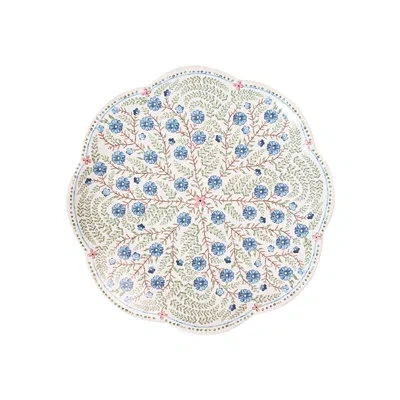 Juliska Villa Seville Scalloped Dessert/salad Plate In Chambray