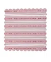 Juliska Villa Stripe 52 Square Tablecloth In Ruby