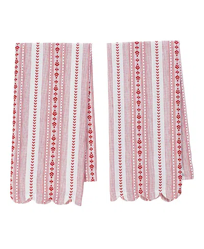 JULISKA VILLA STRIPE KITCHEN TOWEL SET OF 2