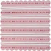 Juliska Villa Stripe 52 Square Tablecloth In Ruby