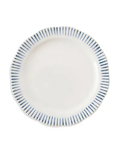 Juliska Wanderlust Sittio Stripe Dinner Plate In White
