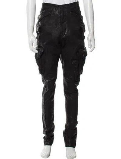 Pre-owned Julius 2024 Moto Jeans In Black