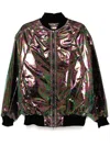 Julius Multicolor Airwing Bomber Jacket In Neutrals
