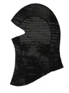 Julius All-over Graphic Print Balaclava In Black