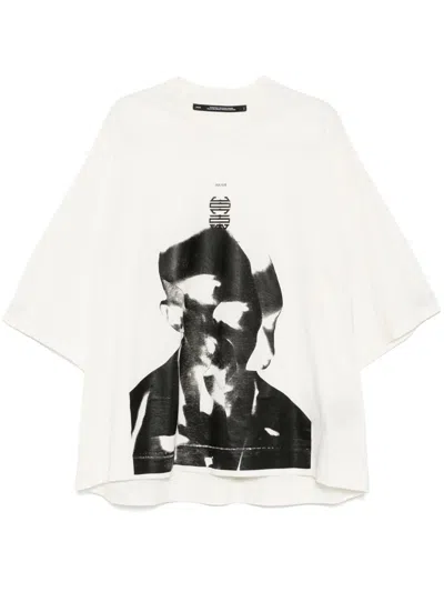 Julius Off-white Ana-diptych Jd Portrait T-shirt In Off White