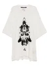 Julius Anima Over T-shirt In Neutrals