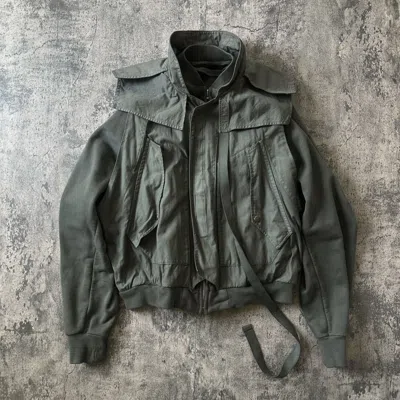 Pre-owned Julius Aw17 Sample “parachute” Layered Bomber Jacket