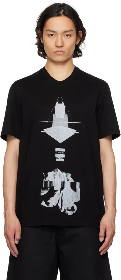 JULIUS BLACK ANIMA BASE T-SHIRT