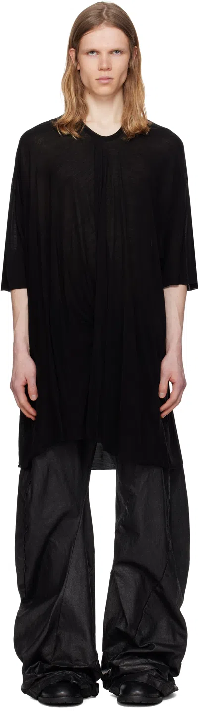 Julius Black Anima Drape T-shirt