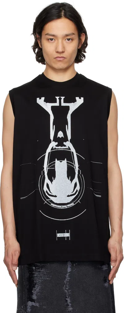 Julius Black Anima Sleeveless T-shirt