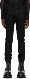 Julius Black Arched Skinny Jeans In Black