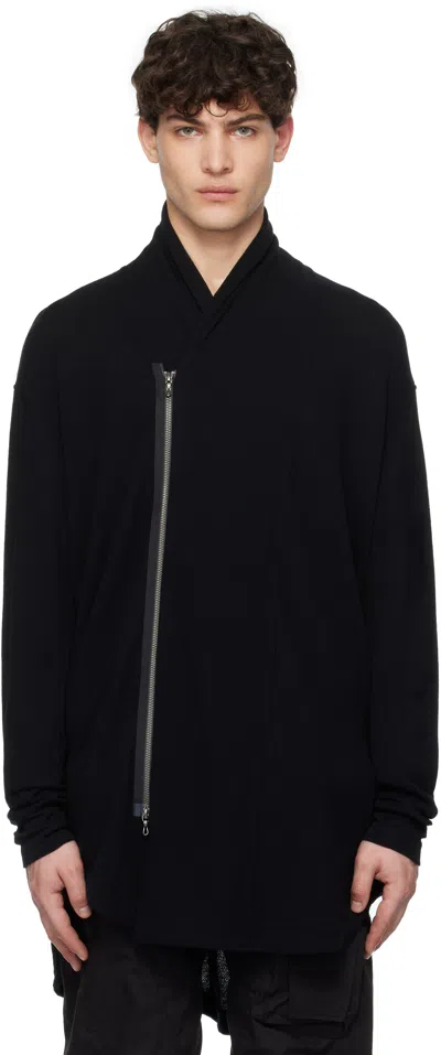Julius Black Asymmetric Ana-blouson Sweater