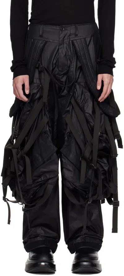 Julius Black Backpack Cargo Pants