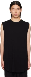 Julius Black Basic Tank Top In Black