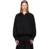 Julius Black Dk Denim Jacket In Black