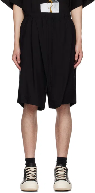 Julius Black Drawstring Shorts