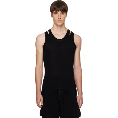 Julius Black Droid Tank Top