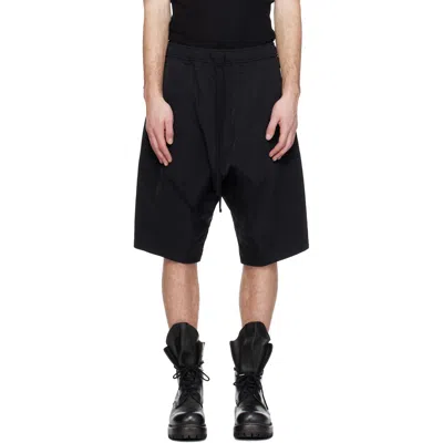 Julius Black Drop Crotch Shorts