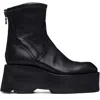 Julius Black Engineer Boots In Black