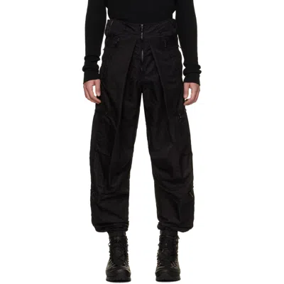 Julius Black Flight Zip Cargo Pants